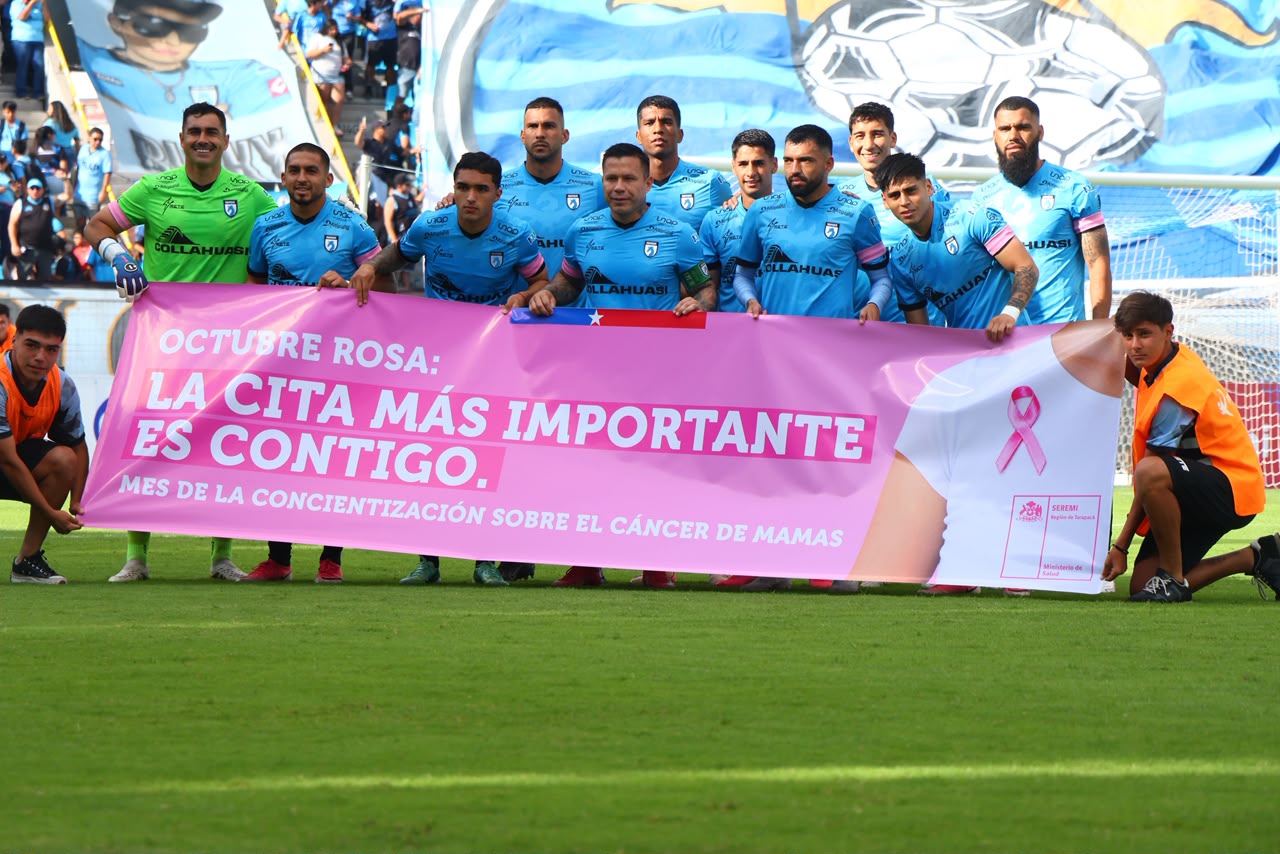 Deportes Iquique se suma a campaña Octubre Rosa impulsada por la Seremi de Salud de Tarapacá
