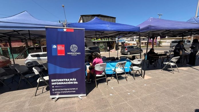“Migraciones en tu Barrio” acercó servicios públicos a vecinos y vecinas de Alto Hospicio