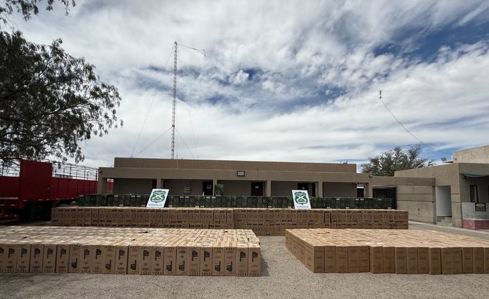 Incautan más de 550 mil cajetillas de cigarrillos de contrabando en Ruta 15-CH